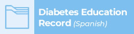Diabetes Education Record (Spanish)
